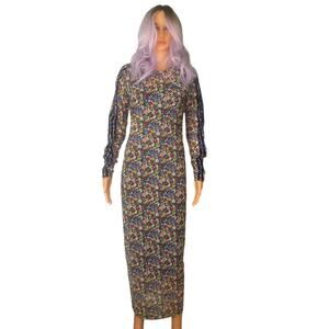 Adidas Liberty London Floral Maxi Dress NWT M